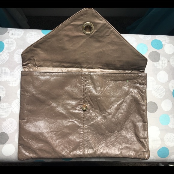 Blue and brown clutch purse - Picture 5 of 7